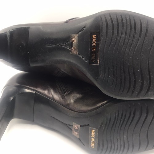 Sesto Meucci Women Dark Tan Italian Ankle Boots US Size 8/S NEW - Picture 6 of 11