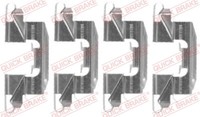 Quick Brake 109-1720 ZubehöRsatz, Scheibenbremsbelag FüR Mazda, Nissan
