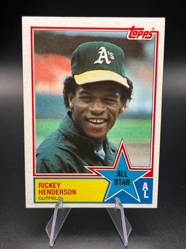 1983 Topps - All Star #391 Rickey Henderson