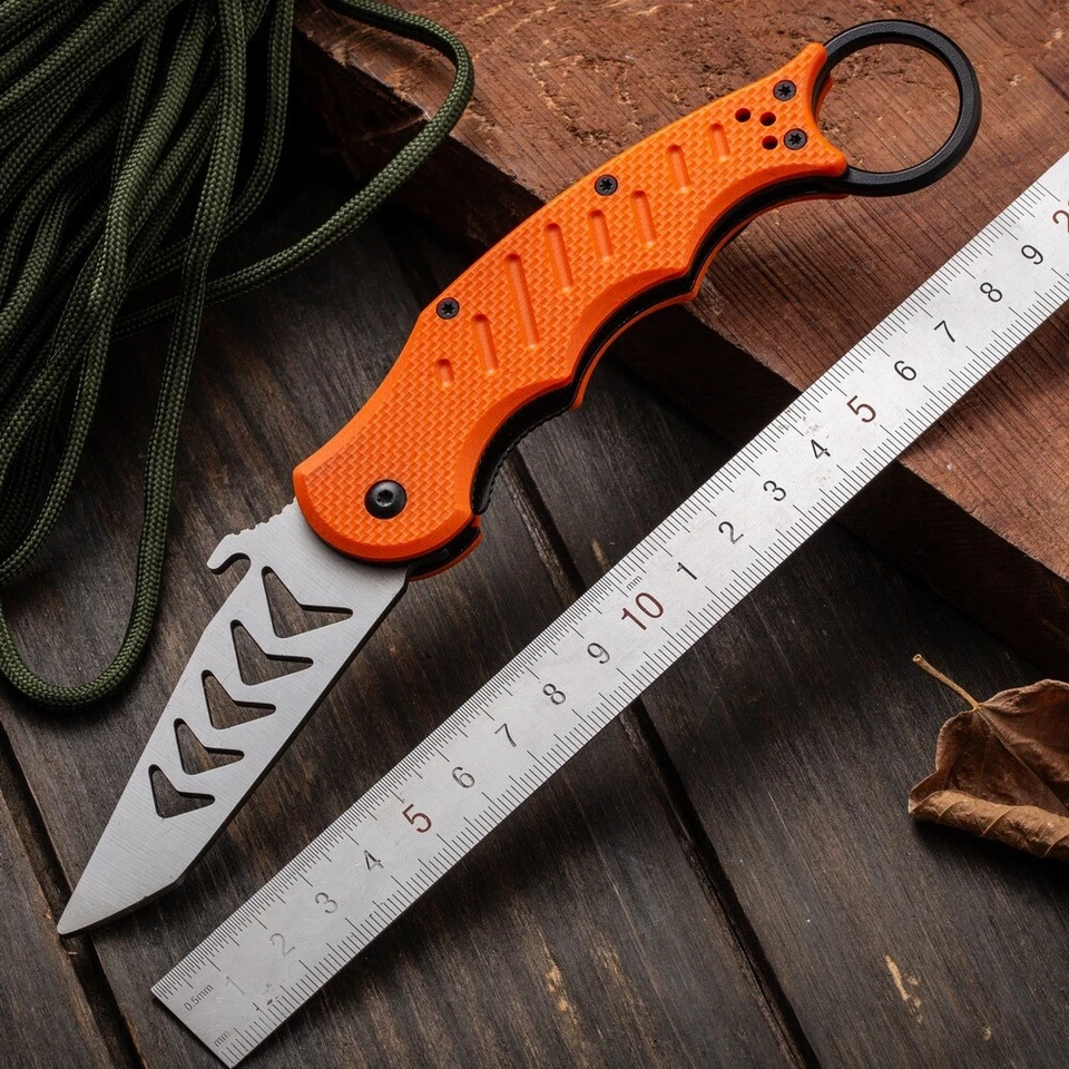 全新 训练刀 训练器 折叠刀片 纤维玩具刀 带开瓶器 礼物 — 第 2/4 张图片