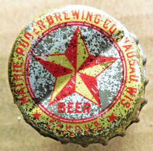 MATHIE-RUDER cork beer bottle cap 1947-49 Wausau WI