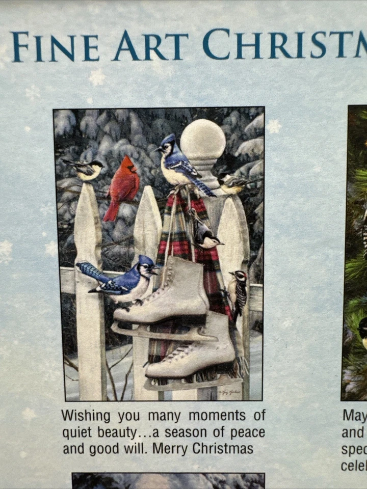 LEANIN TREE Holiday Songbirds Art By Greg Giordano  20 Assorted Christmas Cards - Image 4 of 4