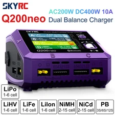 SkyRC Q200neo Lipo Battery Balance Charger Discharger AC200W DC400W 10A 1-6S