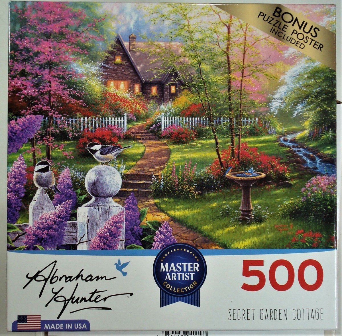 Secret Garden Cottage 500 piece Puzzle Abraham Hunter Cra-Z