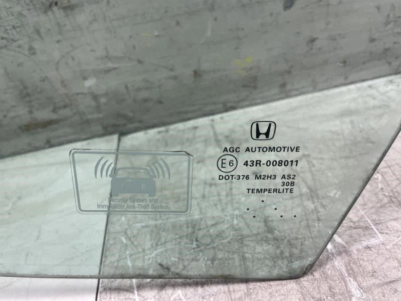 Honda Crosstour Ex-L 2012 puerta delantera izquierda lado del conductor ventana vidrio OEM+ Foto 2 de 4