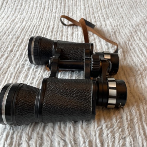Vintage Luna By Scope Binoculars 7X-12X Varipower with case - Picture 3 of 8