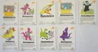 Saurus near set of 52/55 stickers Dandy issued 1989