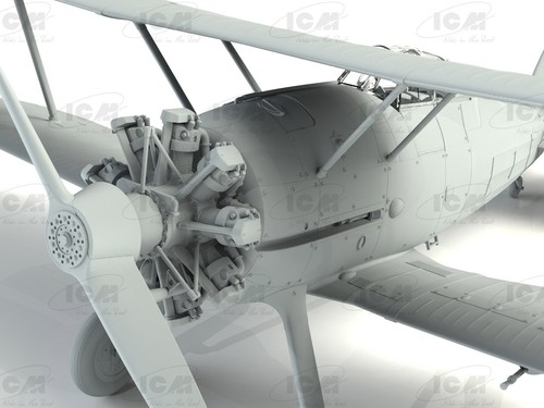 ICM 32040 Gloster Gladiator Mk.I WWII British Fighter 1/32 Plastikbausatz - Bild 5 von 15