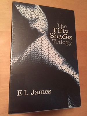 THE FIFTY SHADES OF GREY TRILOGY EL James 3 BOOK SET BRAND NEW FACTORY SEALED !!