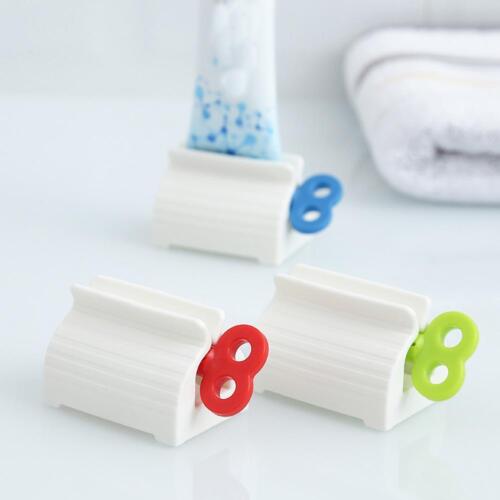 Toothpaste Squeezer Rolling Tube Easy Dispenser Seat Stand Holder New6 D5K1 - Imagen 1 de 15