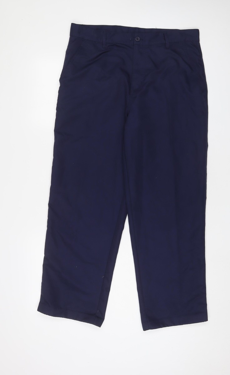 Dondup Pantalon taille haute avec jambe large et fermeture éclair
