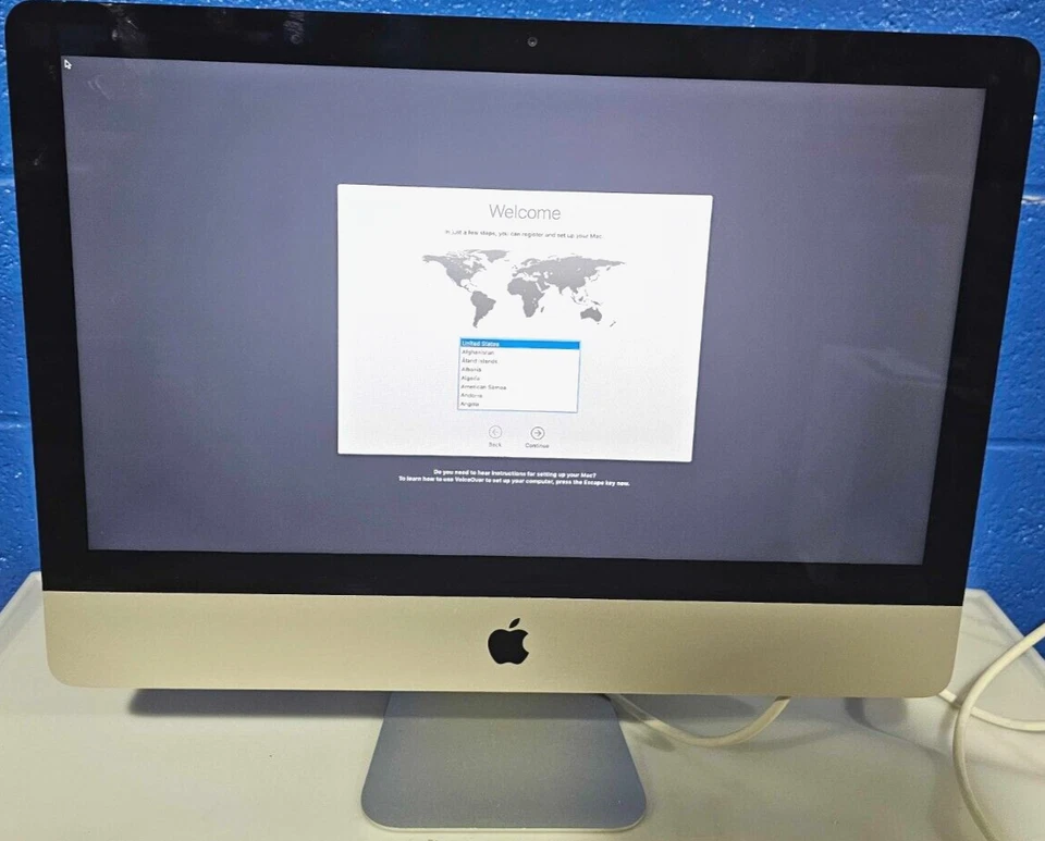 Apple iMac 13,1 - 21.5" 2012 - Core i5-3330S @ 2.70GHz 8GB RAM 1TB HDD 91924M7 - Image 2 of 4