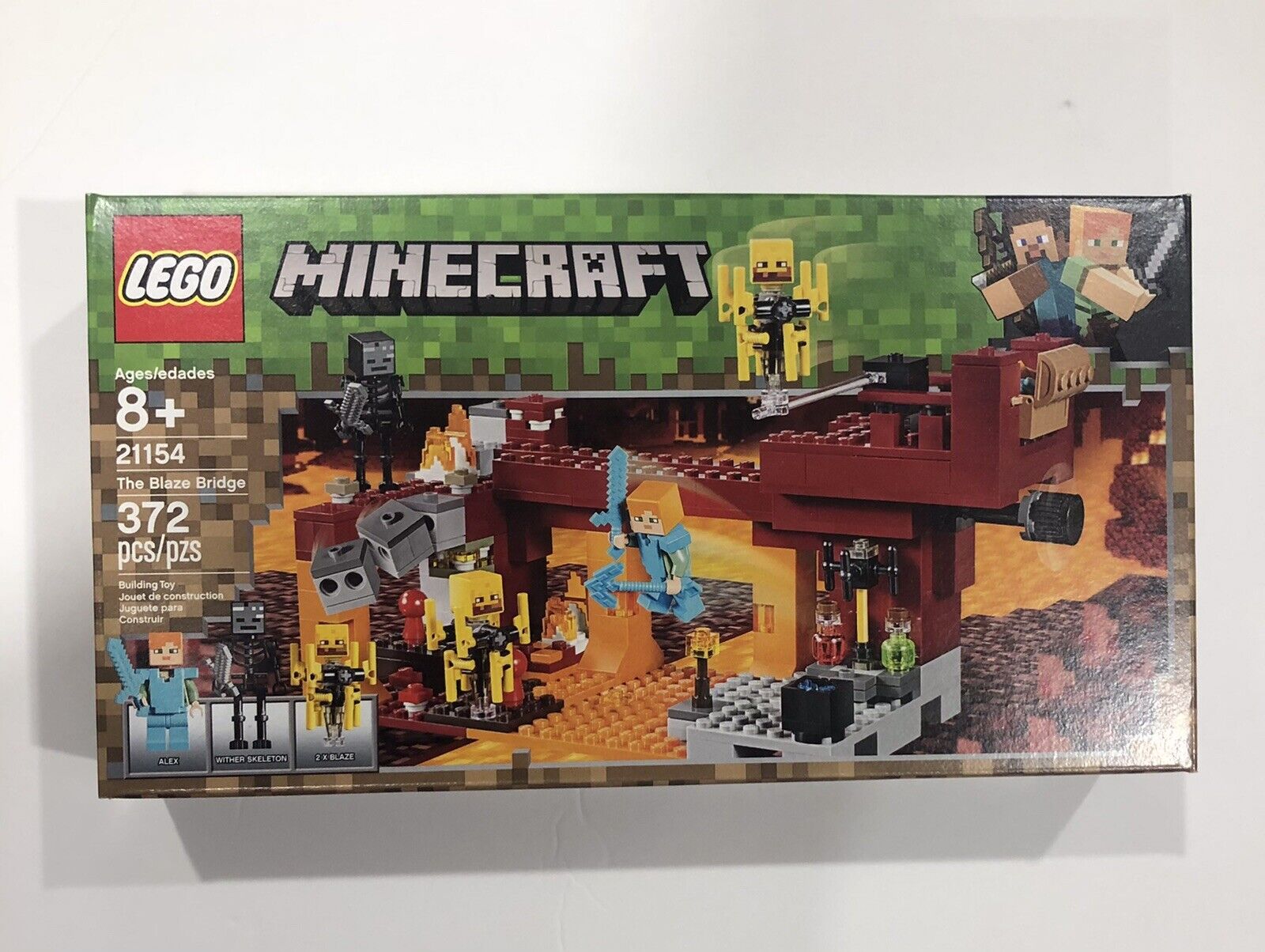 NEW 21154 LEGO Minecraft The Blaze Bridge - NEW SEALED