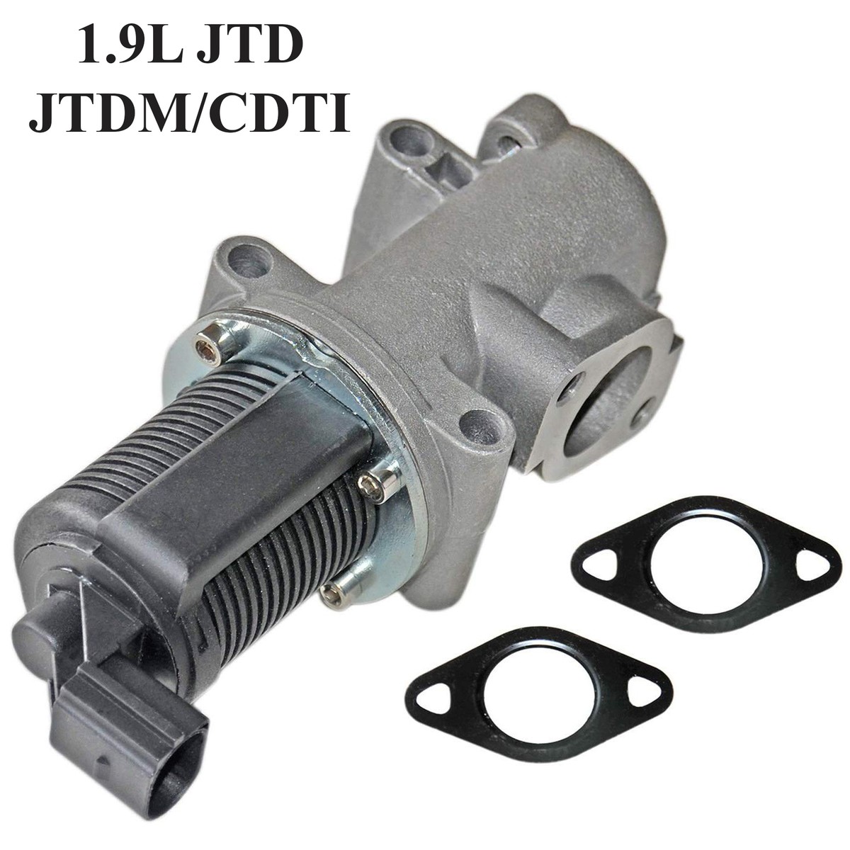 Valvola EGR Compatibile Con Astra H, Vectra C, Zafira B, Saab 9-3 E Alfa 159 - Sostituzione Diretta 55194734 55215032 55186214, 2 Poli