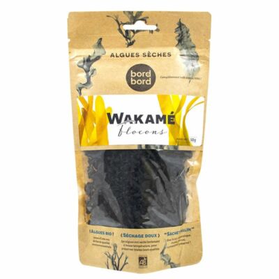 Bord à bord BIO Wakame Flocken 6x40g aus dem Atlantik  | Undaria pinnatifida |
