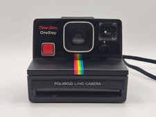 Vintage Polaroid SX-70 OneStep Time-Zero Rainbow Stripe Camera Tested  Working