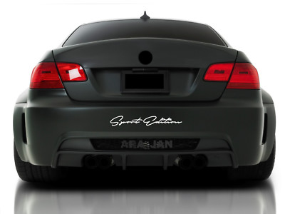 Sport Edition Decal Sticker racing performance car bumper emblem logo ...