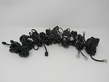 Standard Lot of 10 Phone Cords Cables RJ-11 Variety of Lengths