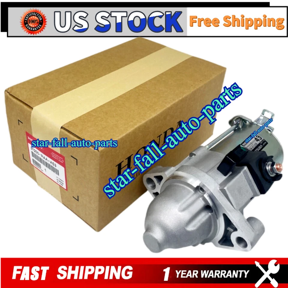 Motor de arranque OEM 31200-RAA-A53 para Honda Accord Element Acura TSX 2003-2006 Foto 2 de 4
