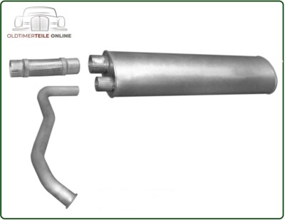 Auspuff Set für Mercedes 814 914 1114 1117 1314 1317 1514 1517 Schalldämpfer