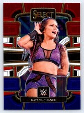 2024 Panini Select WWE - Concourse Katana Chance #80 Red & Blue
