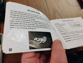 solar jetman nes manual only, see description.