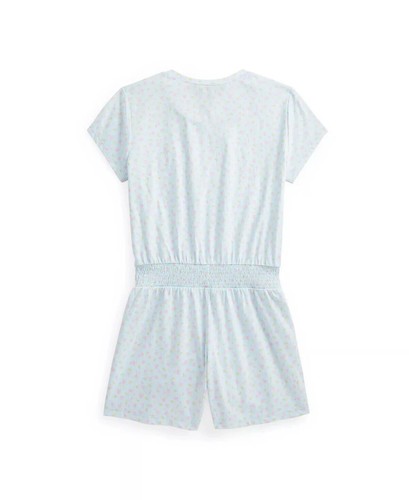 Polo Ralph Lauren Big Girls Jersey Floral Romper Pick Size - Picture 3 of 4