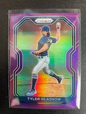 2021 Panini Prizm Pink #134 TYLER GLASNOW Tampa Bay Rays