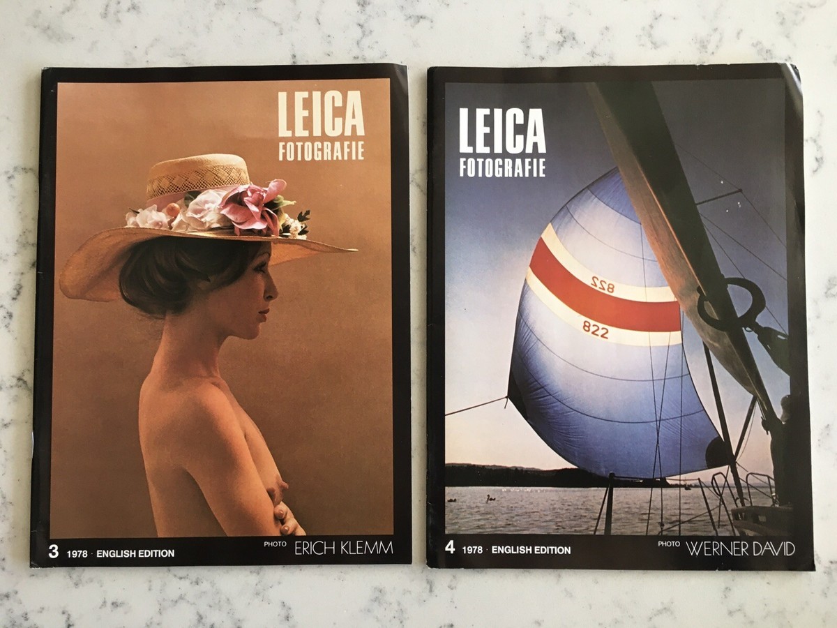 VINTAGE LEICA FOTOGRAPHIE 1978 FULL YEAR BACK ISSUES ENGLISH