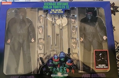 NECA Teenage Mutant Ninja Turtles The Secret Of The Ooze Foot Soldier 2 Pack