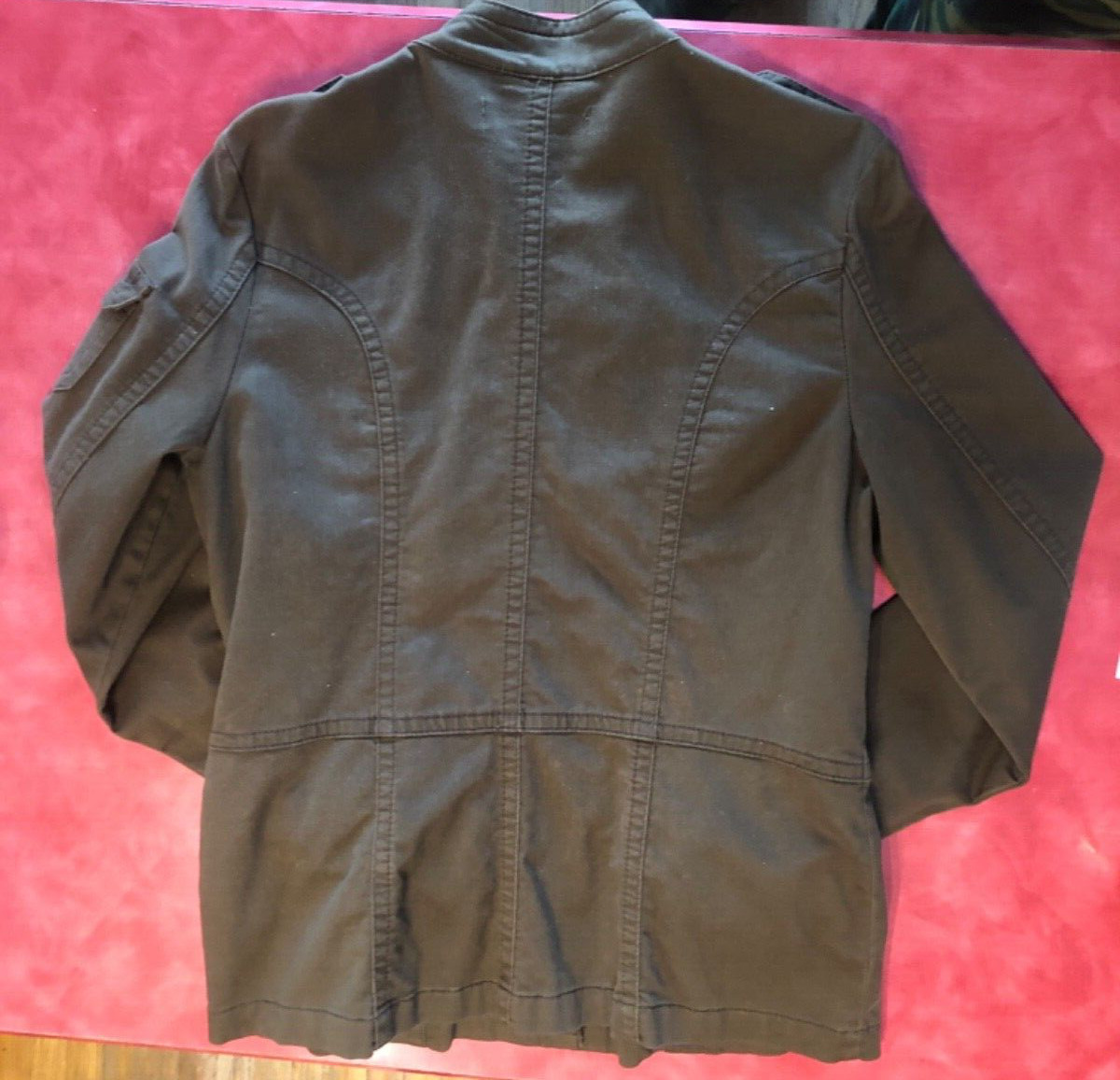 Super funky Light Jacket Brass Button SMALL - image 3