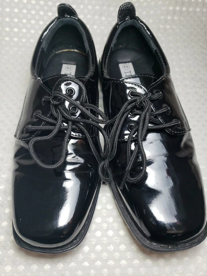 Zapatos de niño de alto brillo talla 2 (zapatos de charol) (OTROS) - Imagen 2 de 4