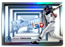 2022 Bowman Chrome Baseball #B3D-11 Spencer Torkelson Bowman in 3D Tigers