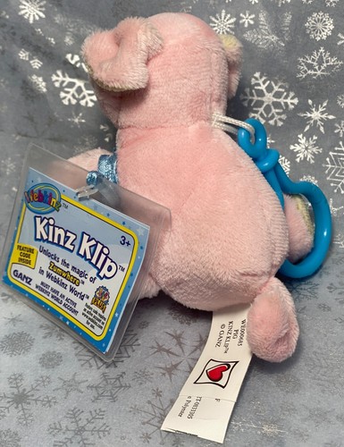 Webkinz Pig Kinz Klip, Nuevo con etiqueta de código sellada, WE000685 - Imagen 3 de 5