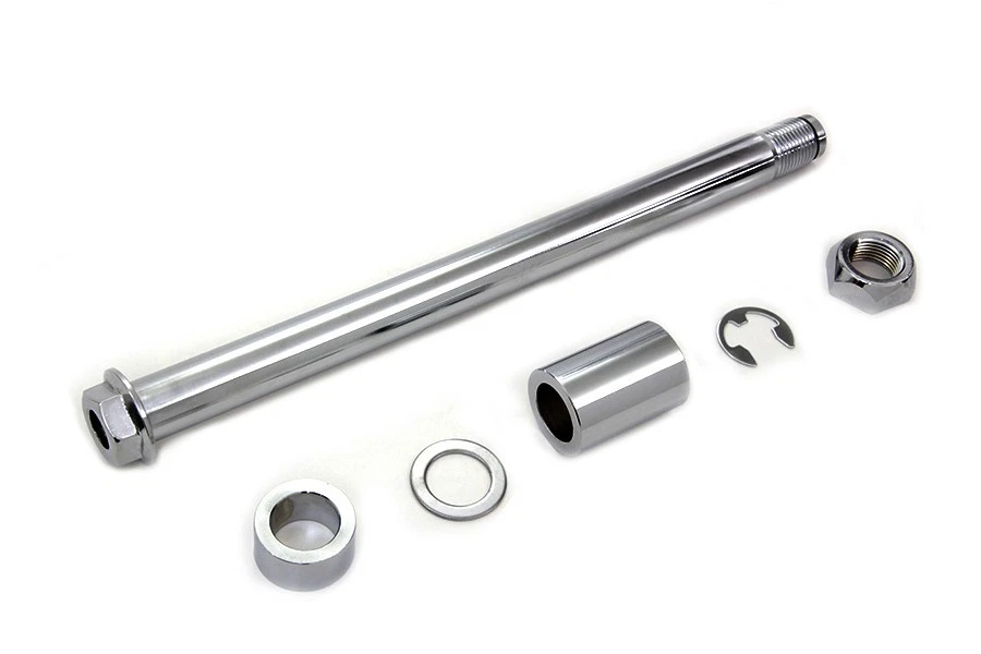 Kit de eje trasero cromado V-Twin 44-0713 para Dyna FXD 08-17 Foto 3 de 3