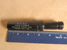 ORIGINAL VINTAGE P.S. OLT PERKIN ILLINOIS REG GOOSE CALL L-22