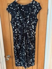 Black & white next maternity summer dress 14