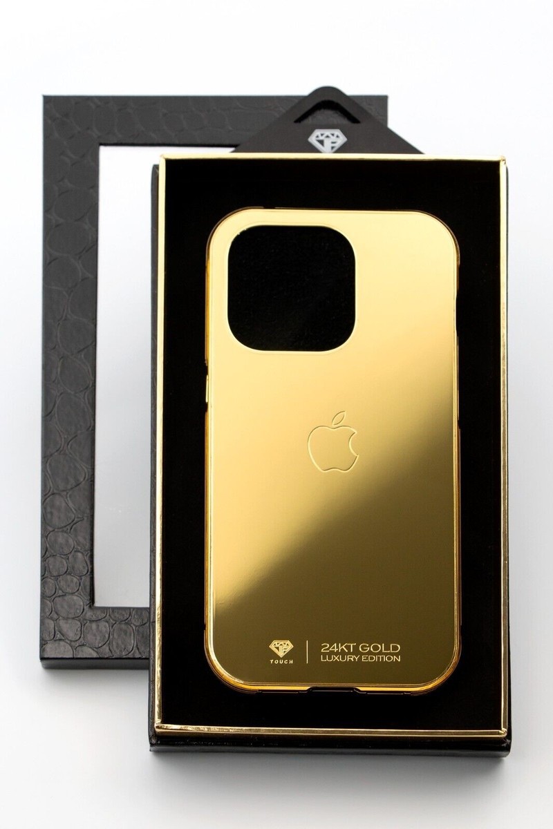 iPhone ゴールド 24K GOLD LUXURY EDITION iPhone WITH APPLE LOGO METAL CASE | eBay