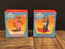 McDonald  s 2025 Zootopia Happy Meal Toys LOT - 2  8 Both New In Box WOW 