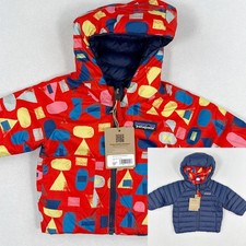 Patagonia Reversible Down Sweater Hoody Size 3-6 Months Baby Navy/Red 61372 NEW