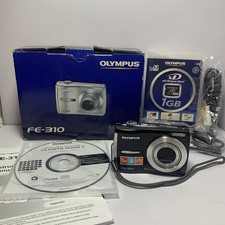 Olympus FE-310 Digital Camera With Box, Wrist...