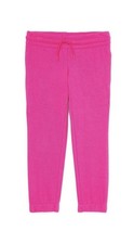 Athletic Works Girls Fleece Jogger Sweatpants Pink Size L 10-12 NEW