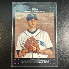 Topps Brandon Morrow #433 Seattle Mariners MLB Baseball 2007 Rookie Card. rookie card picture