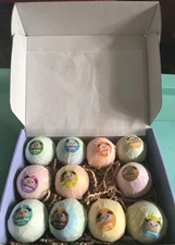  Lot of 11 Excalla bath bombs