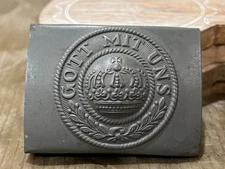 WWI Imperial German Army GOTT MIT UNS Belt Buckle- Original