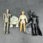 Vintage Star Wars Figure Lot - Darth Vader Luke Skywalker R2-D2 IG -88 Kenner.ML