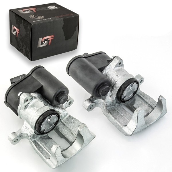 2X Bremssattel Bremszange Mit Stellmotor Hinten Links Rechts FüR VW Passat 3C-image
