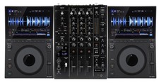 AlphaTheta CDJ-1500X DJ Media Player Pair with DJM-V5 3-channel DJ Mixer
