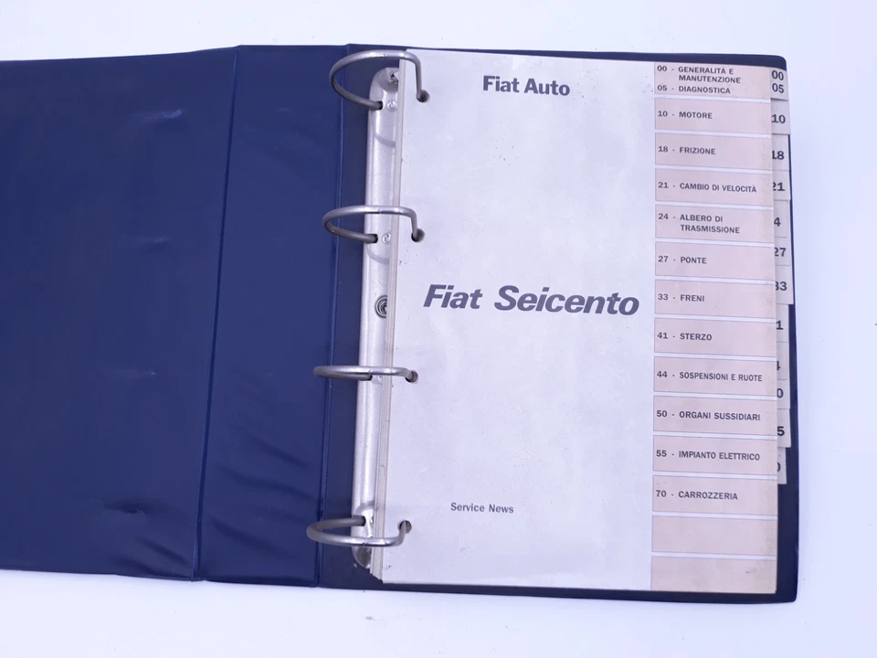 Manuale officina Fiat Seicento informazioni del servizio e Service News ed. 1998 - Immagine 4 di 4
