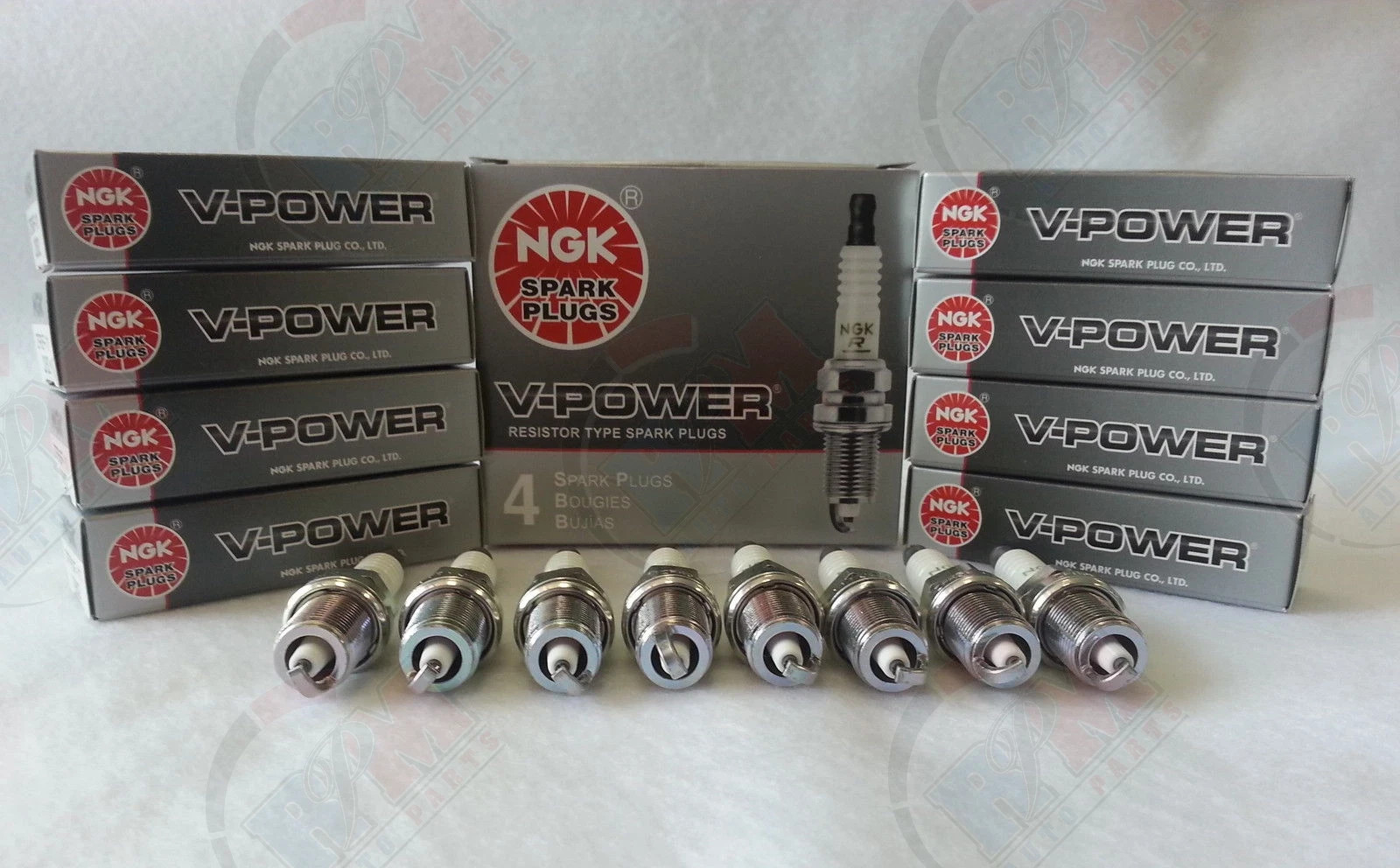 8-New NGK V-Power Copper Spark Plugs BCPR5EY11 #2441 Made in Japan 